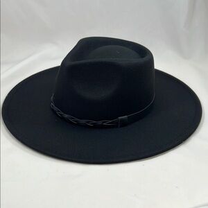 San Diego Hat Company Black Wide-Brim Hat
